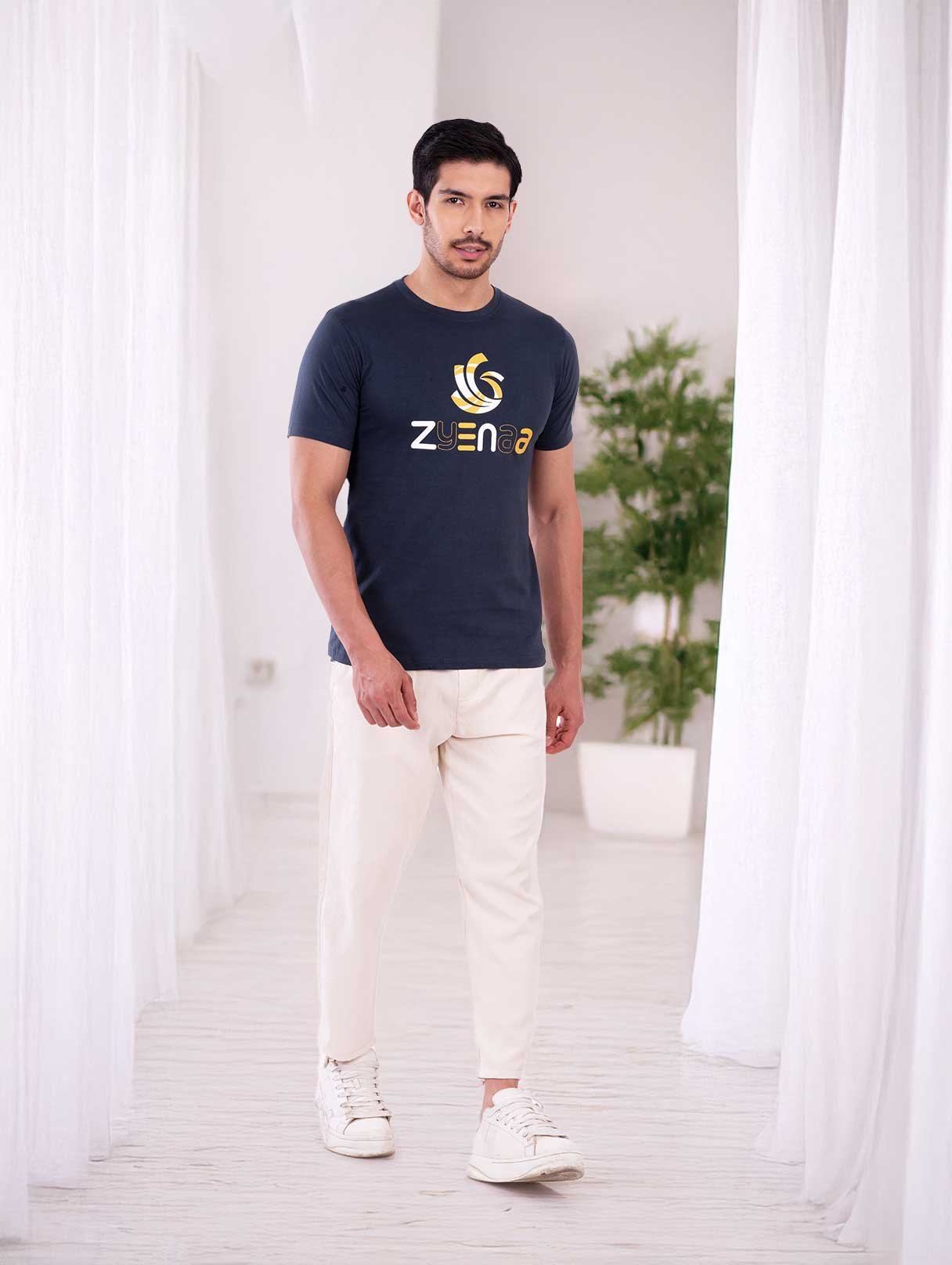 Zyenaa-Airforce-Blue-Mens-Round-Neck-TShirt-ZNA0210ABL-3