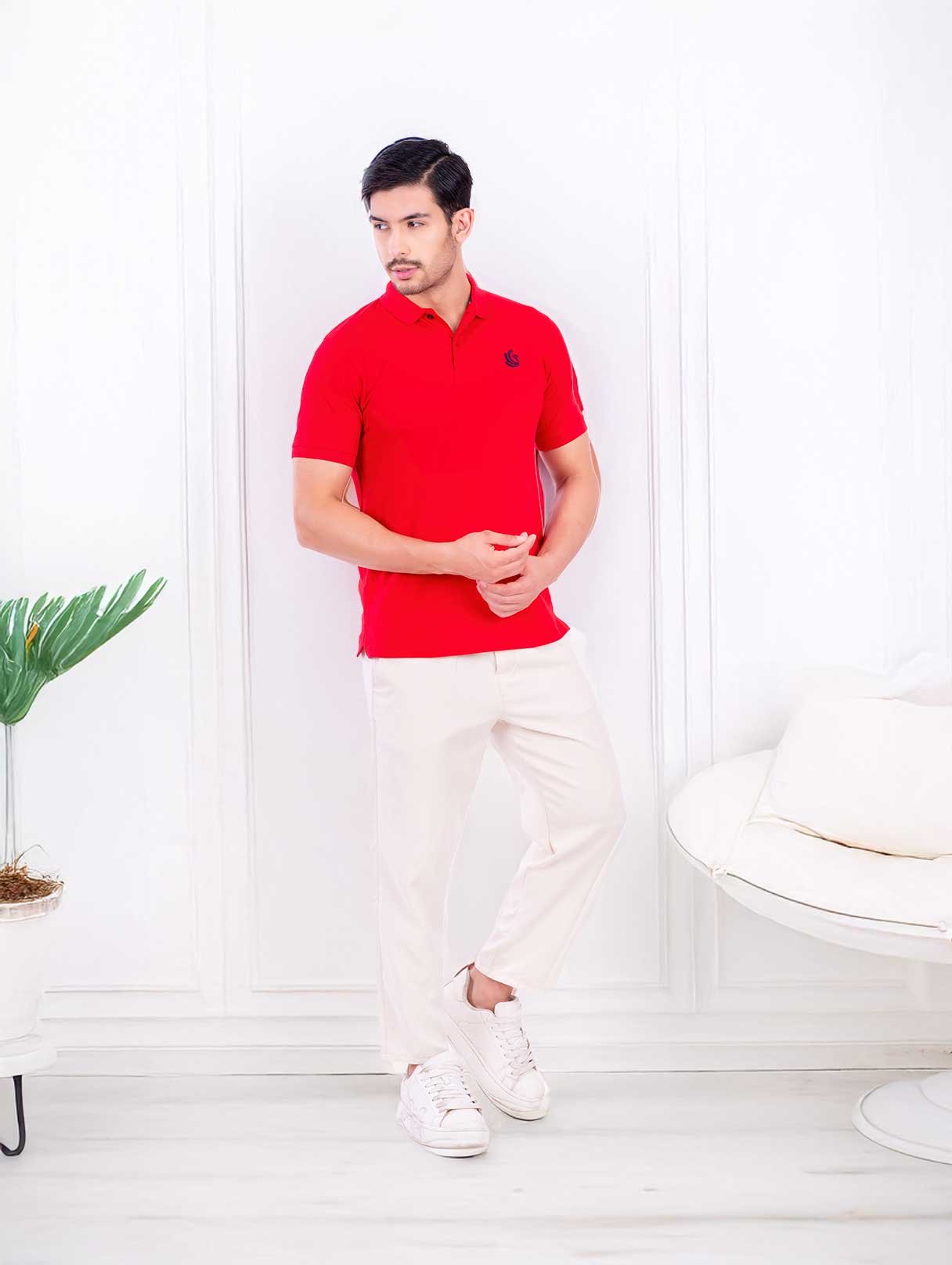Zyenaa-Red-Denim-Polo-Tshirt-ZNA0101GN-1